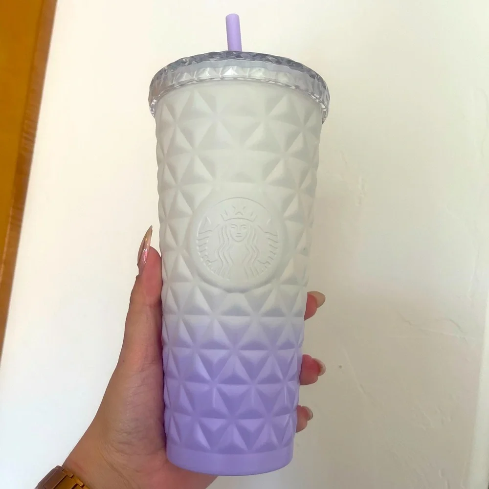 Starbucks 2023 China Summer Dion Purple and White SS Cup - Picture 1 of 2